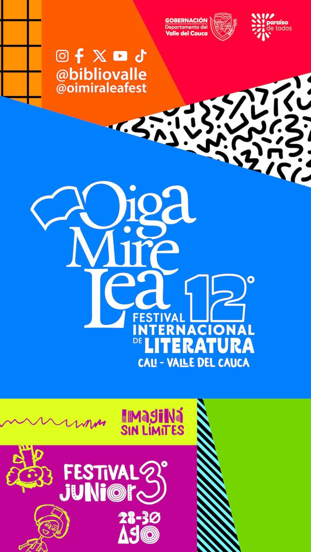 Oiga Mire Lea 2026, Festival Internacional de Literatura en Cali, Valle del Cauca
